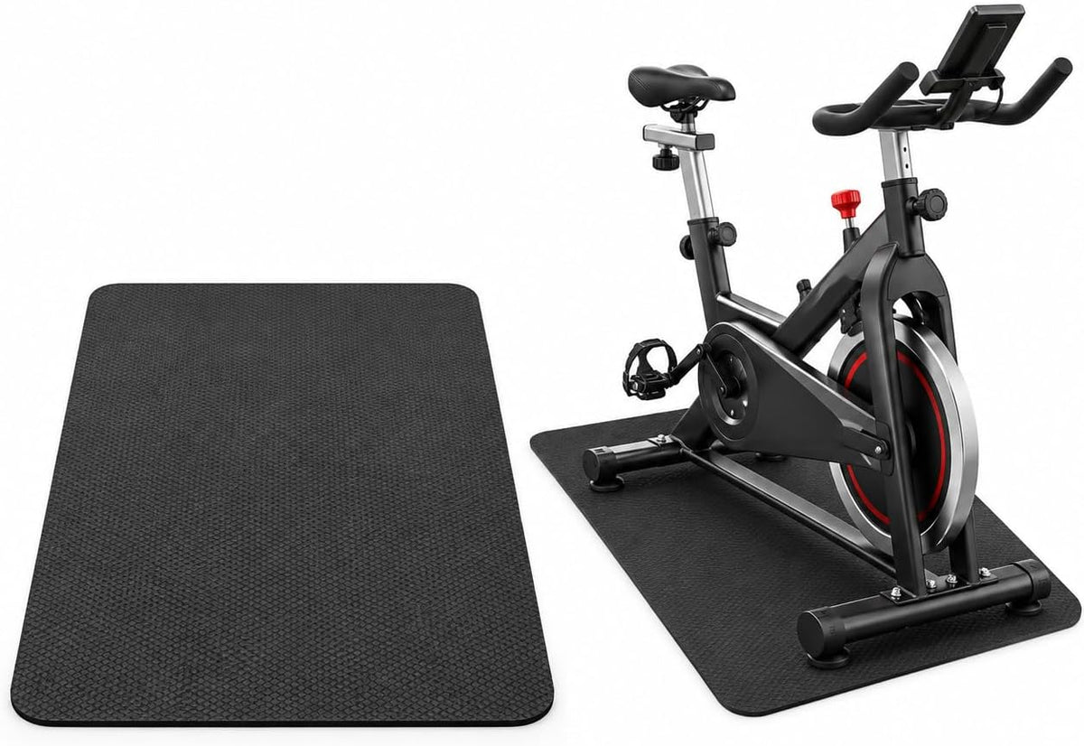 Treadmill Mat Exercise Equipment 180x75cm – 6mm Thick Protective Floor Mat for Cross Trainers, Exercise Bikes and Fitness Machines