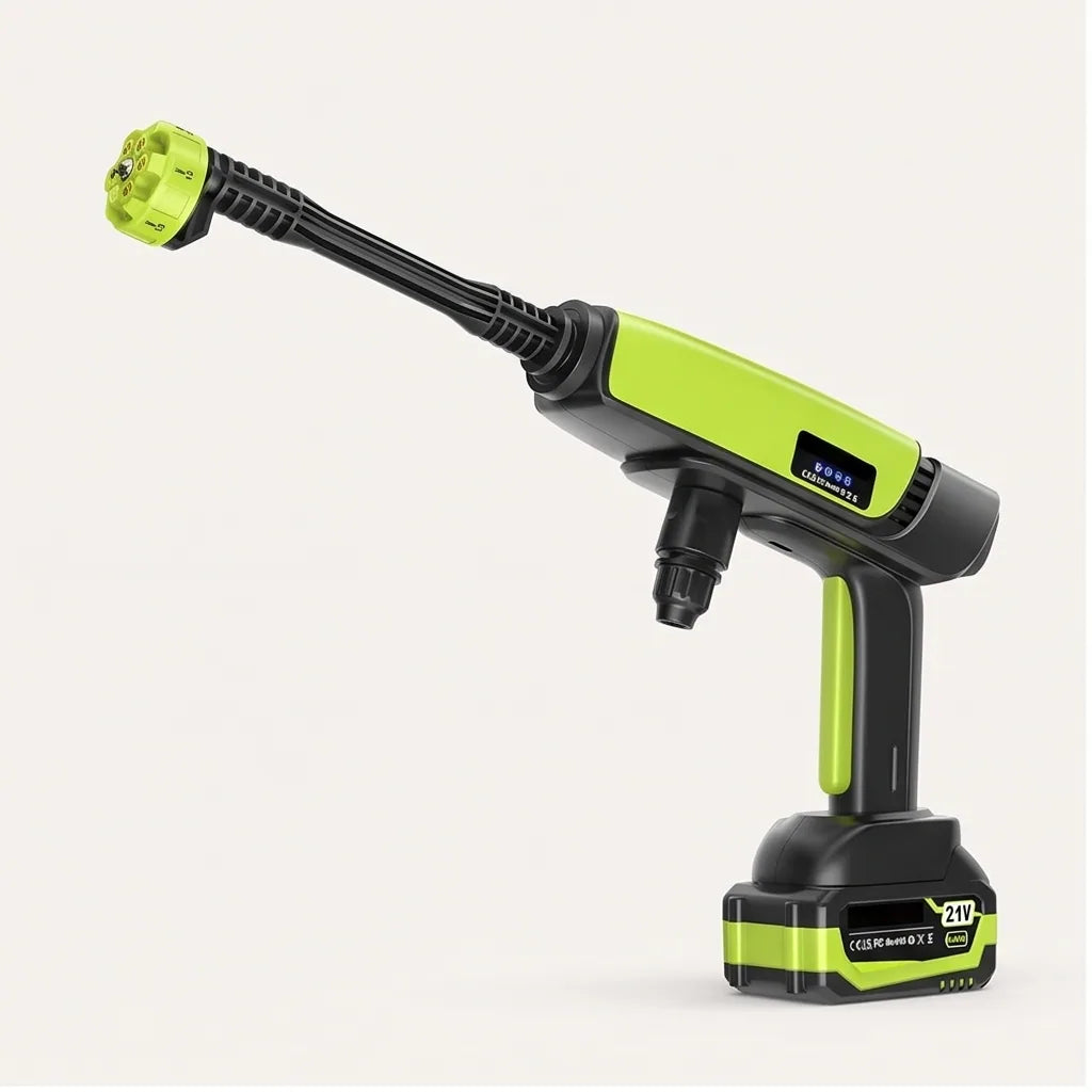 Cordless Pressure Washer with 2 Batteries – Portable Car Cleaner