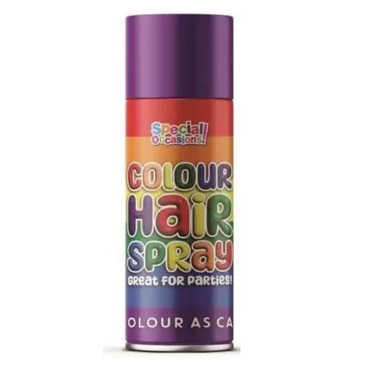 Hair Spray Temporary Rainbow Colour Party Halloween Cosplay Easy Wash - 200ML